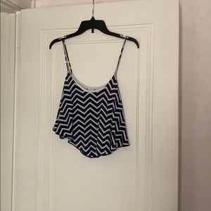 stripped crop top